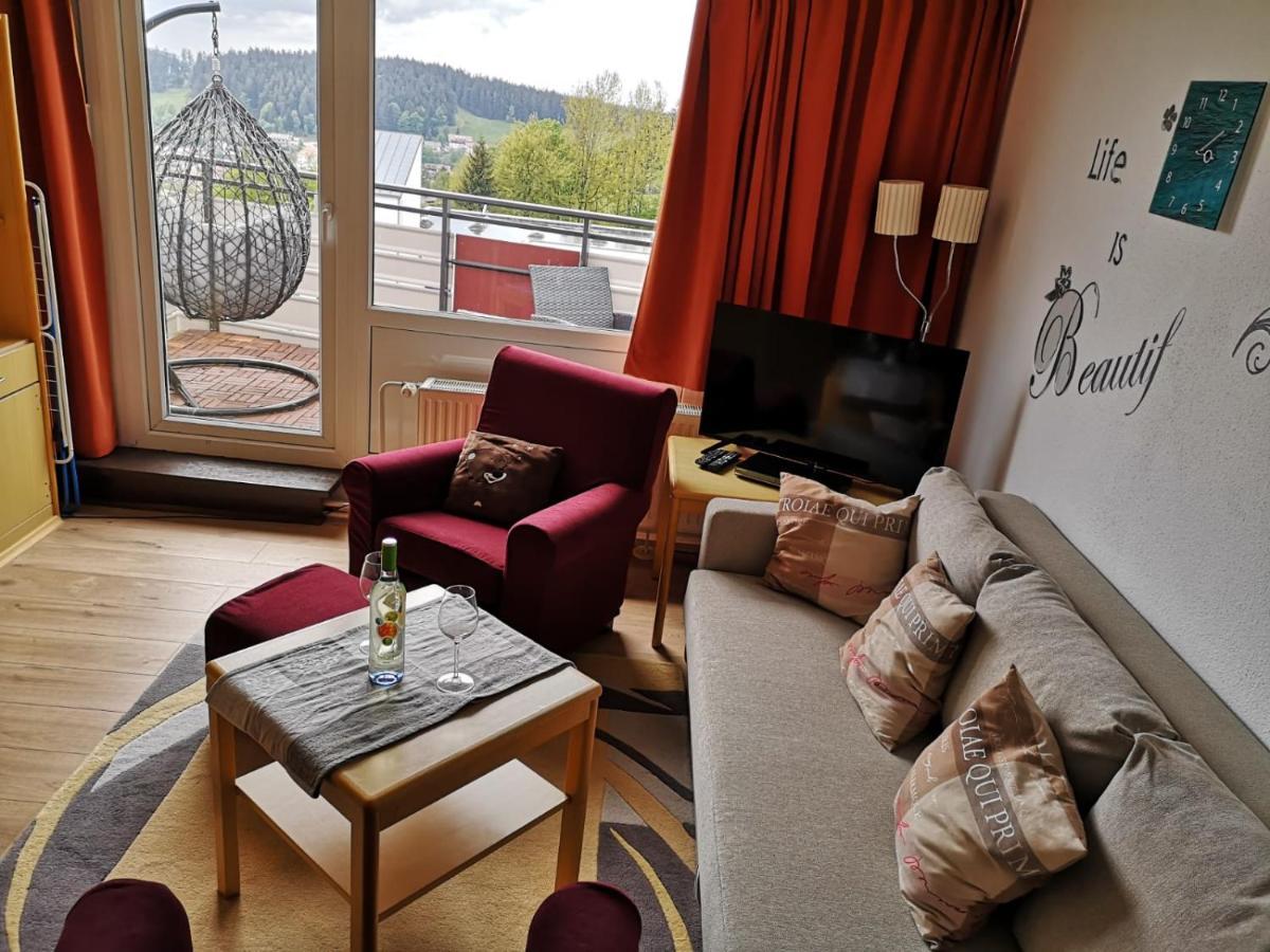 2 Raum Ferienwohnung Sonnenschein Sankt Englmar Exterior foto
