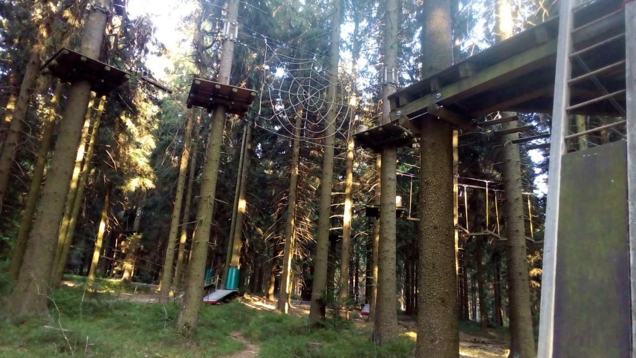 2 Raum Ferienwohnung Sonnenschein Sankt Englmar Exterior foto